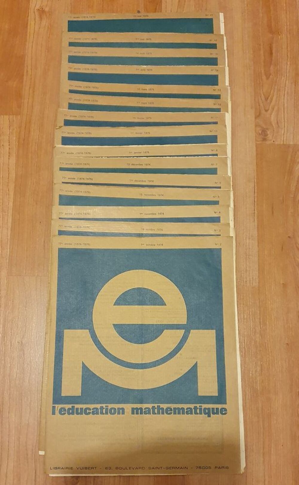 Journal l &eacute;ducation math&eacute;matique
- 77eme ann&eacute;e 