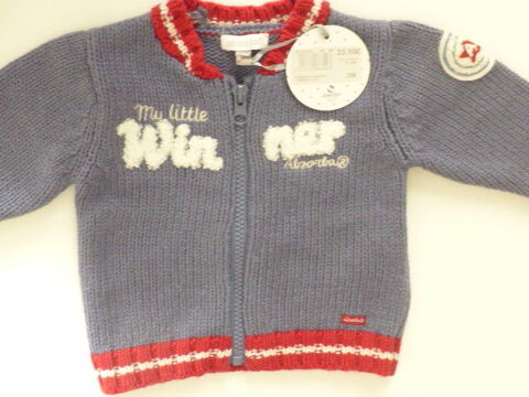 ABSORBA gilet zippé bleu rouge 3 mois 5 Rueil-Malmaison (92)