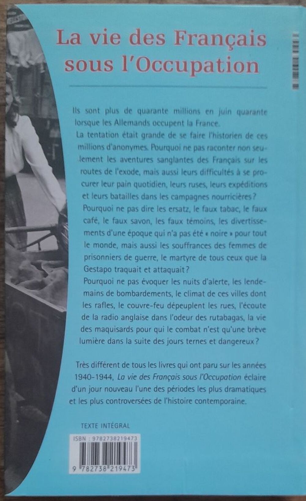 La vie des Fran&ccedil;ais sous l'occupation - Henri Amouroux Livres et BD