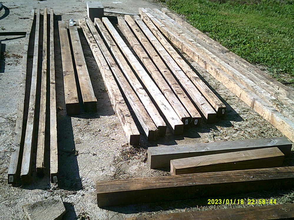 Lot de bois de charpente Bricolage