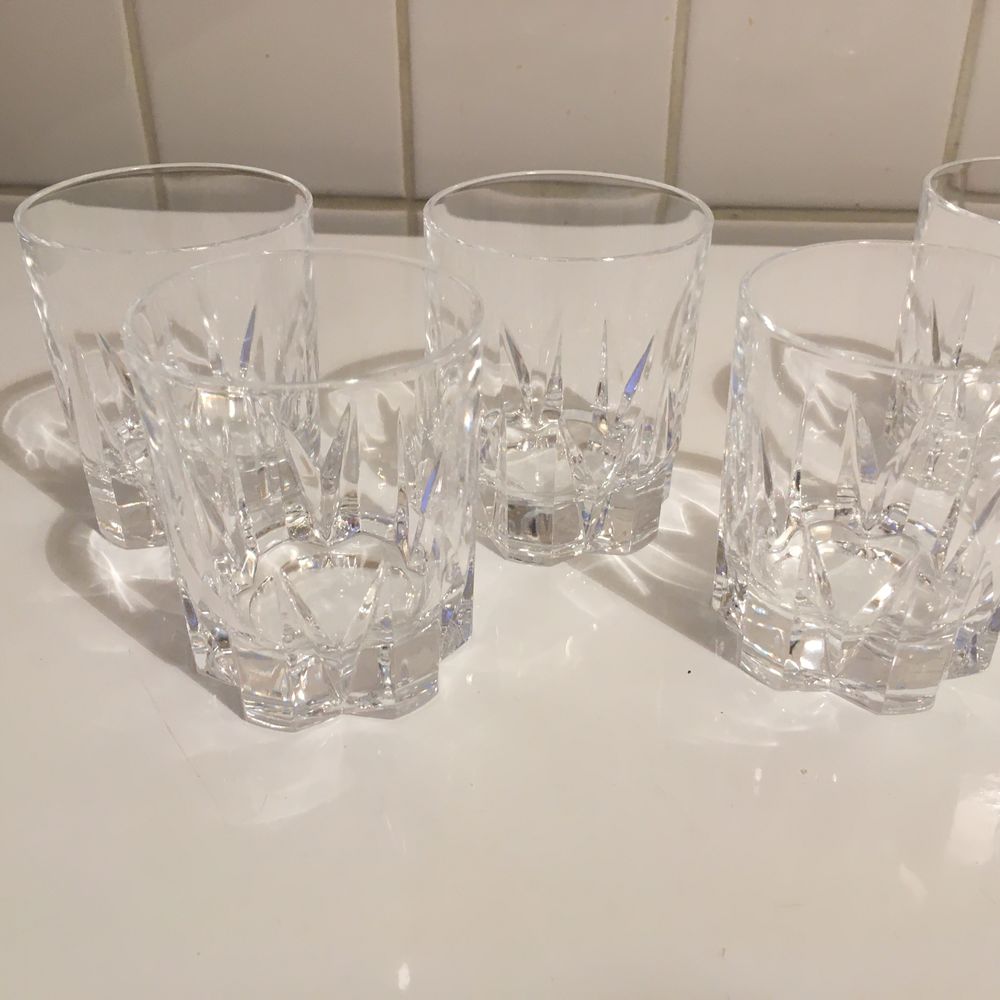 Coffret 6 verres Whisky en cristal d'Arques vintage. Cuisine