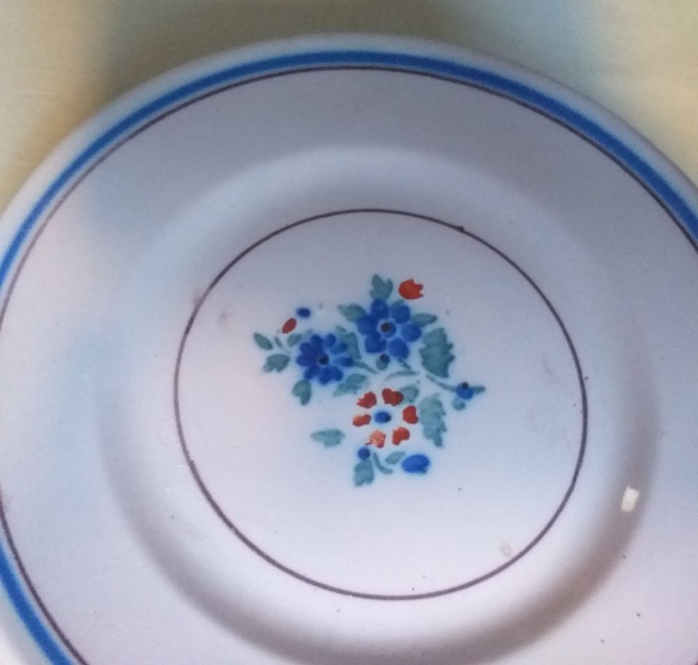 ASSIETTE FA&Iuml;ENCE DU SUD OUEST ou AUVILLAR ou MARTRES TOLOSANE ou THIVIERS 19&egrave;me XIX 