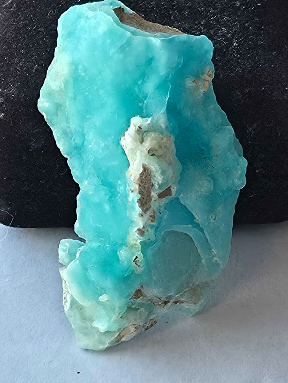 H&eacute;mimorphite Bleue du Congo-Collection Personnelle-21g 