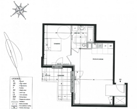  Appartement � louer 2 pi�ces 50 m�