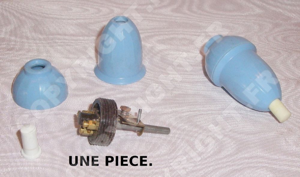ANCIEN INTERRUPTEUR POIRE ART D&Eacute;CO LOFT ATELIER COULEUR DIVE Bricolage
