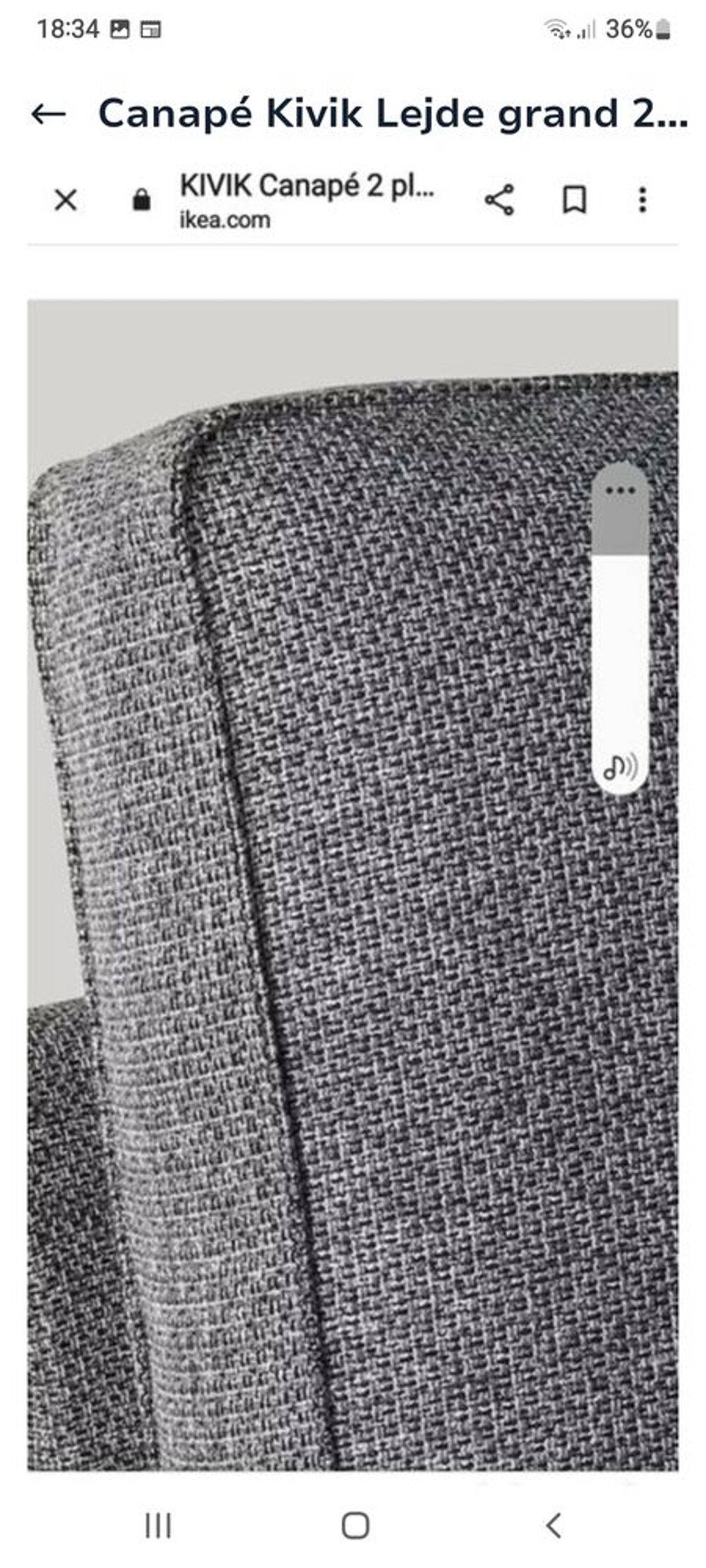 CANAPE KIVIK LEJDE 2/3 places hyper confort 190 cm
Meubles