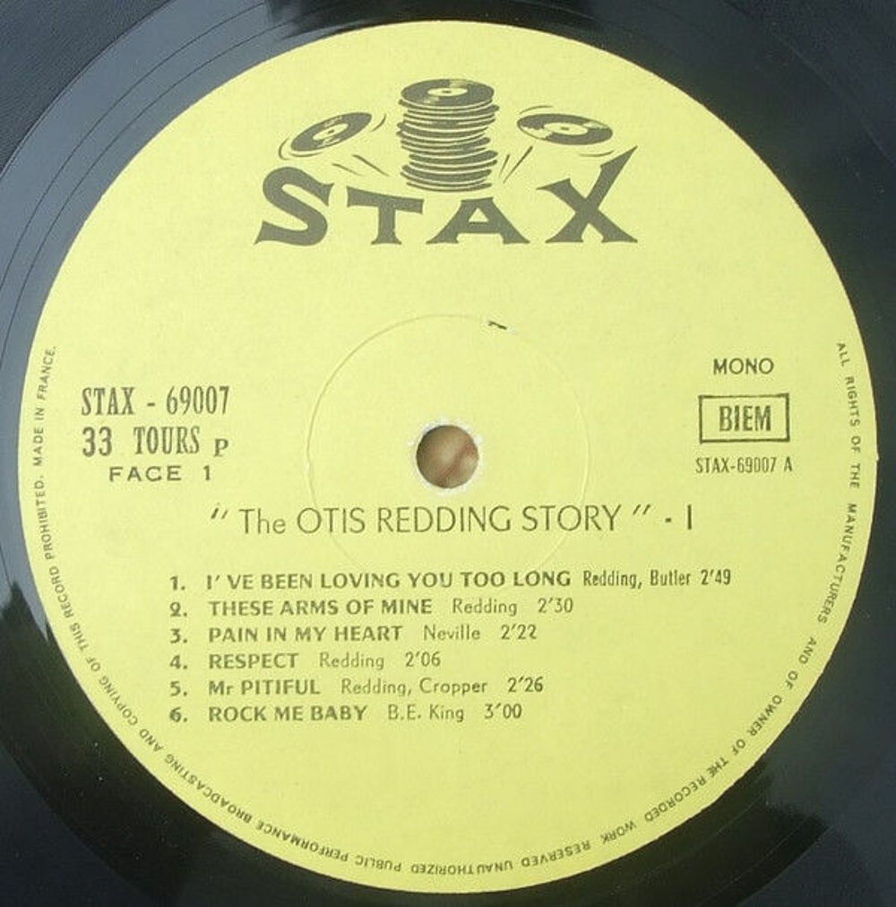 Otis Redding ? The Otis Redding Story CD et vinyles