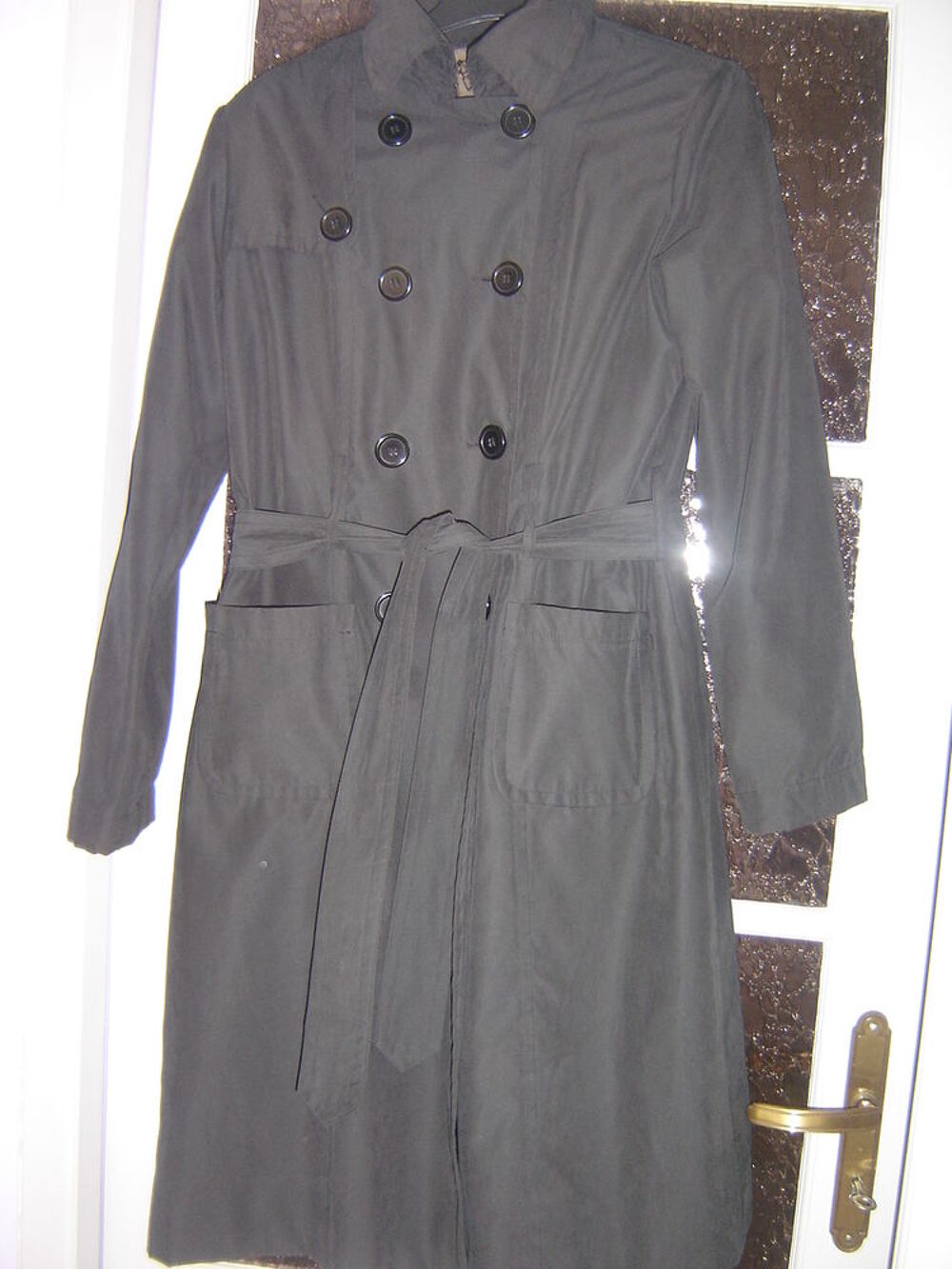 Trench noir Vêtements