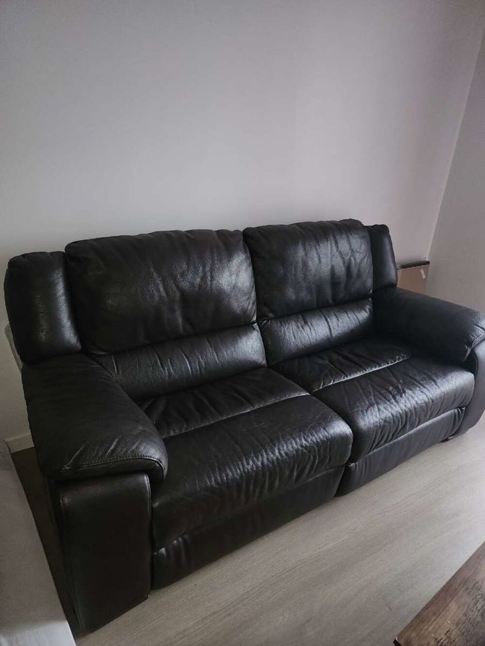 CANAPE CUIR ELECTRIQUE RELAX 3 PLACES Meubles