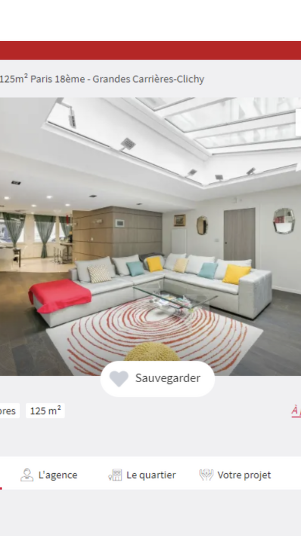 grand canap&eacute; d'angle avec sa meridienne BO Concept Meubles