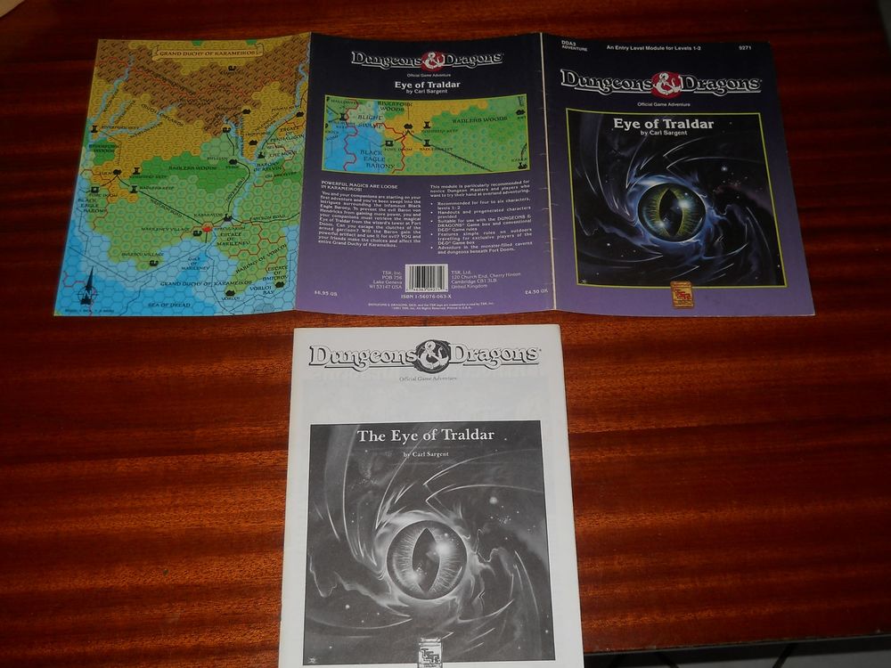 D&amp;D DDA3 donjons et dragons Eye of Traldar Jeux / jouets