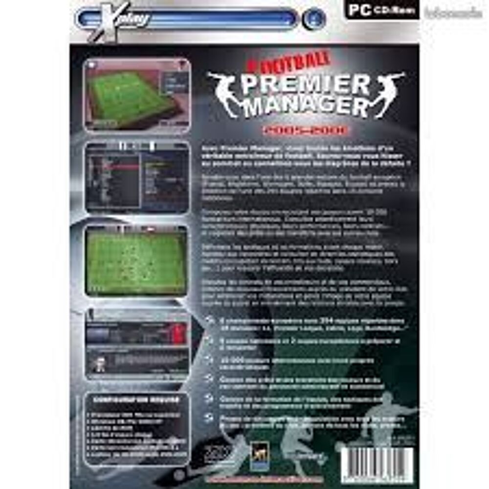 Premier Manager 2005-2006 PC Jeu vid&eacute;o r&eacute;tro de gestion foot Consoles et jeux vidéos