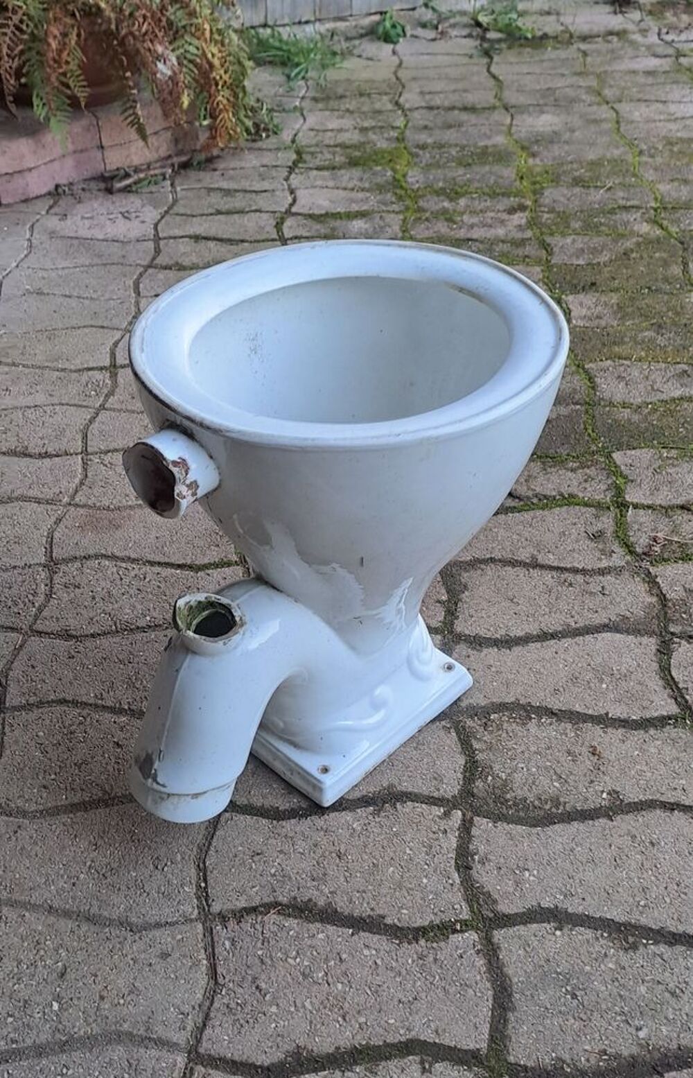 Ancienne cuvette WC pour Deco 