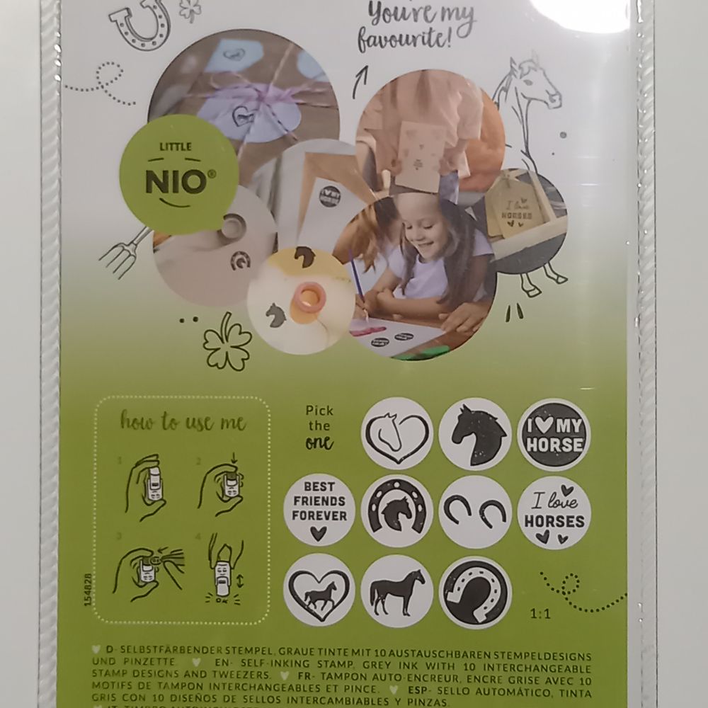 Set Tampon automatique sur le th&egrave;me du cheval, J'aime mon ch Jeux / jouets