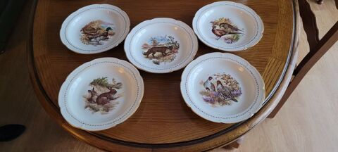 Assiettes porcelaine de VIERZON 70 Le Creusot (71)