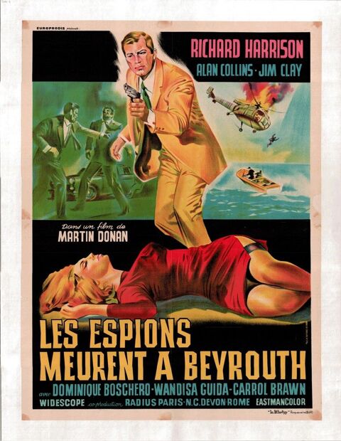  LES ESPIONS MEURENT A BEYROUTH  R Harrison Paypal accept� 0 Malo Les Bains (59)