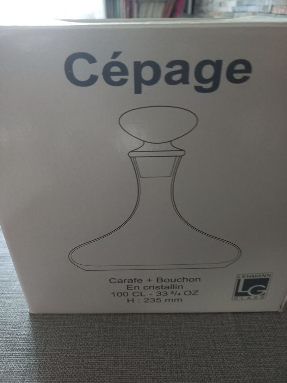 Carafe &agrave; d&eacute;canter le vin Cuisine