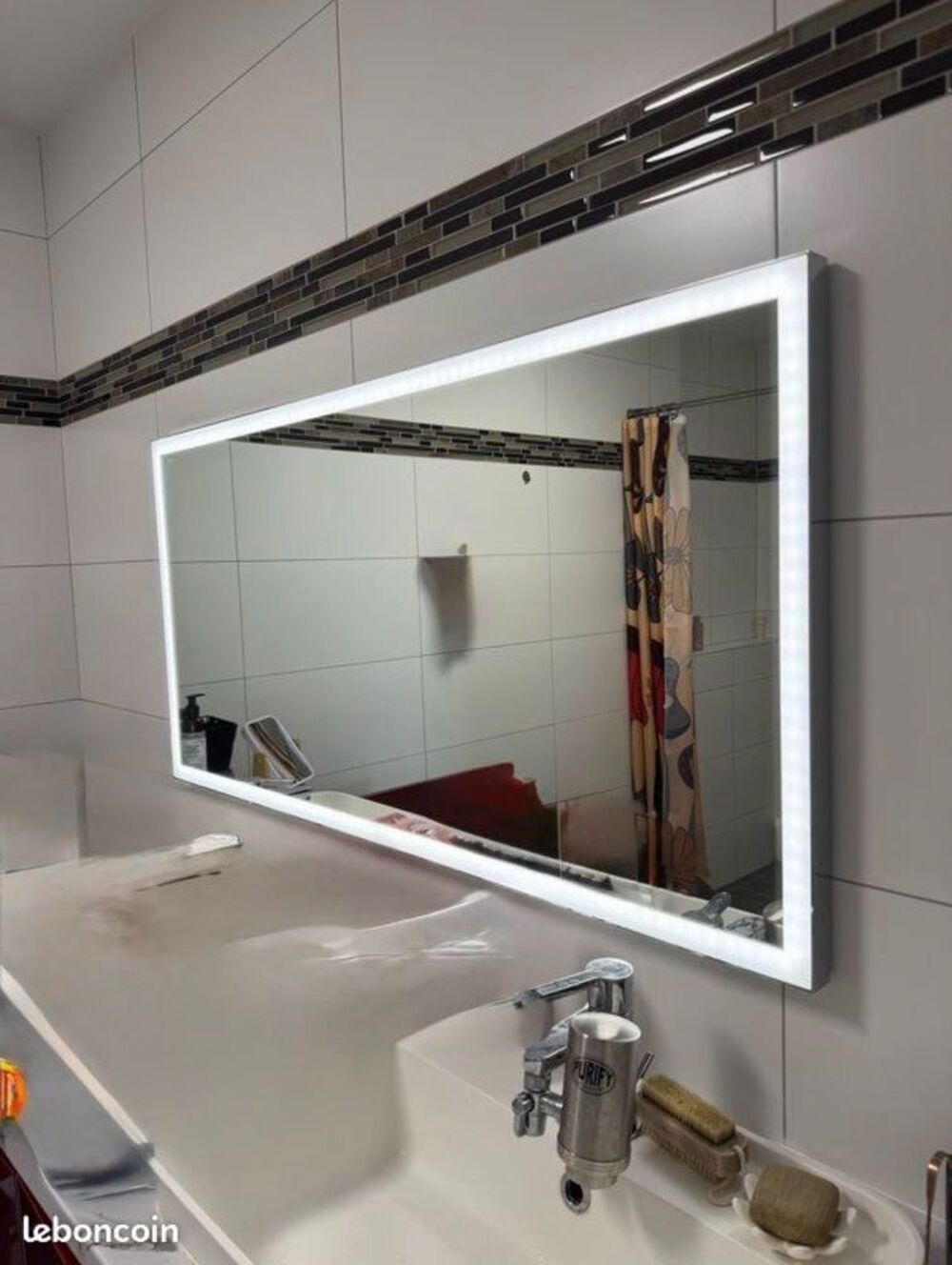 Grand miroir de salle de bain Meubles