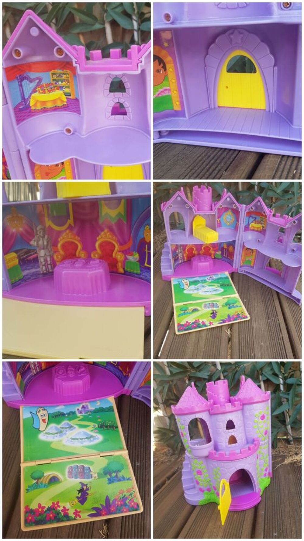 Ch&acirc;teau de conte de f&eacute;es Dora Let'S Go Adventure Vintage Jeux / jouets