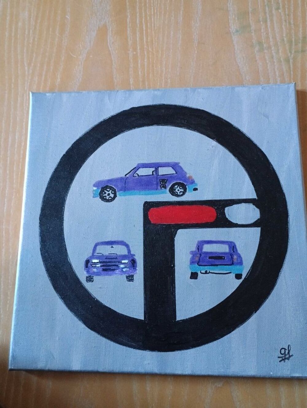 tableau Renault 5 Turbo Décoration