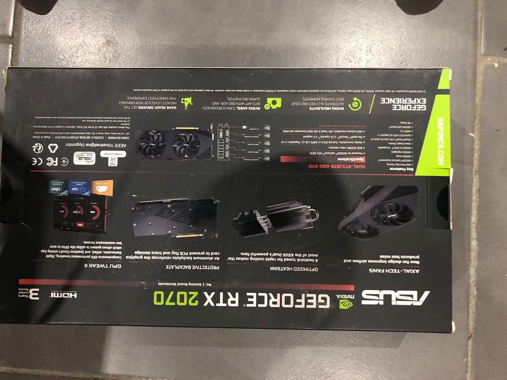 Nvidia rtx 2070 8 GO Asus Matériel informatique