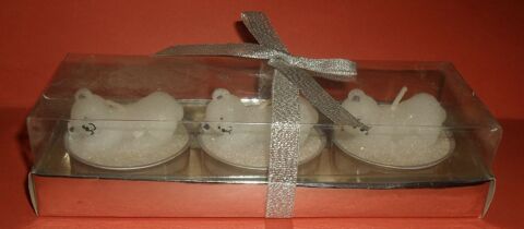 3 bougies Oursons. NEUVES 15 Montreuil (93)