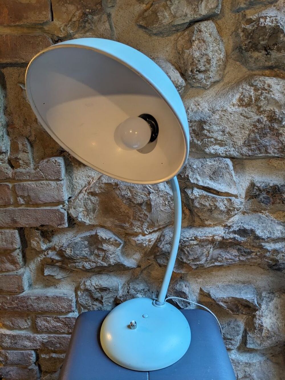 Lampe DELL art d&eacute;co vintage 1950 en tres bon &eacute;tat de bureau Décoration