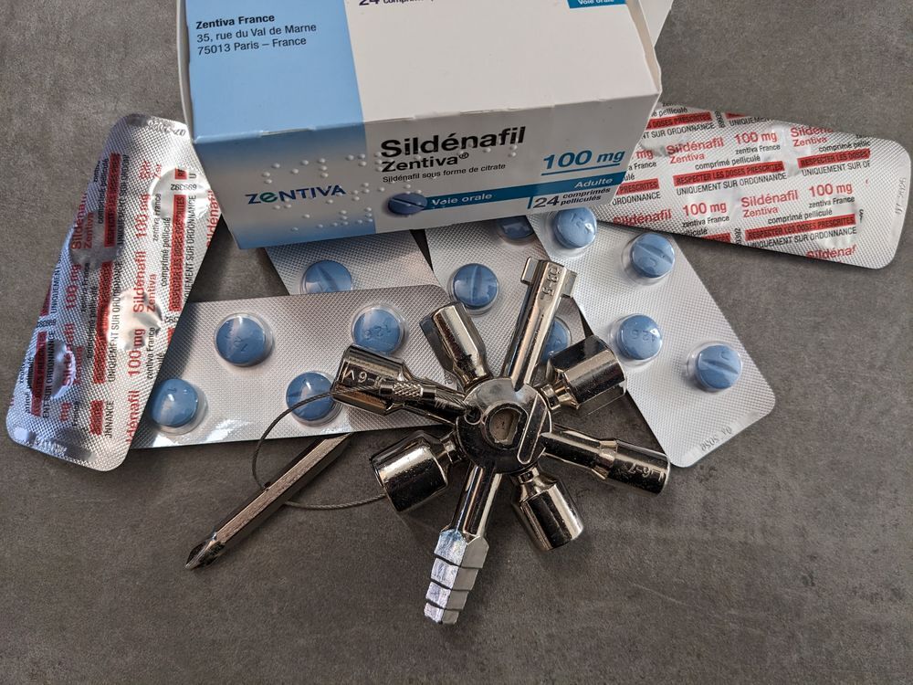 Clef passe Sild&eacute;nafil pour tout ouvrir. LE SILDENAFIL EST LE Bricolage