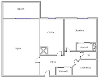 Vente Appartement LYON 3 - T2 de 50 m² au calme avec balcon Lyon 3