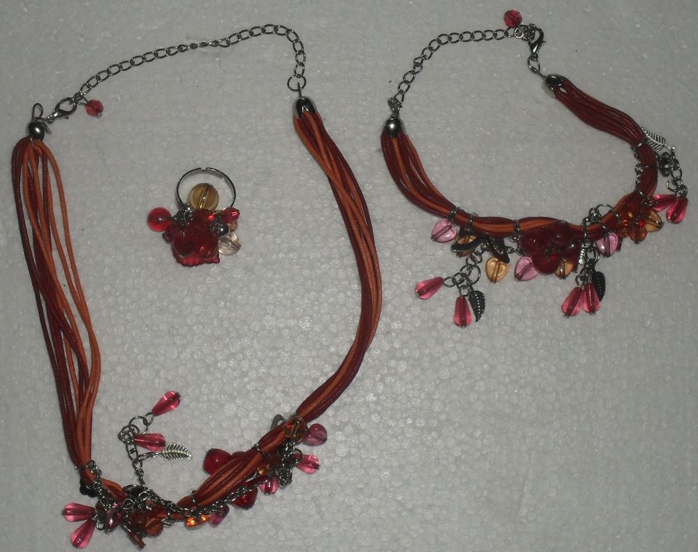 Parure Collier, Bracelet, Bague Bijoux et montres