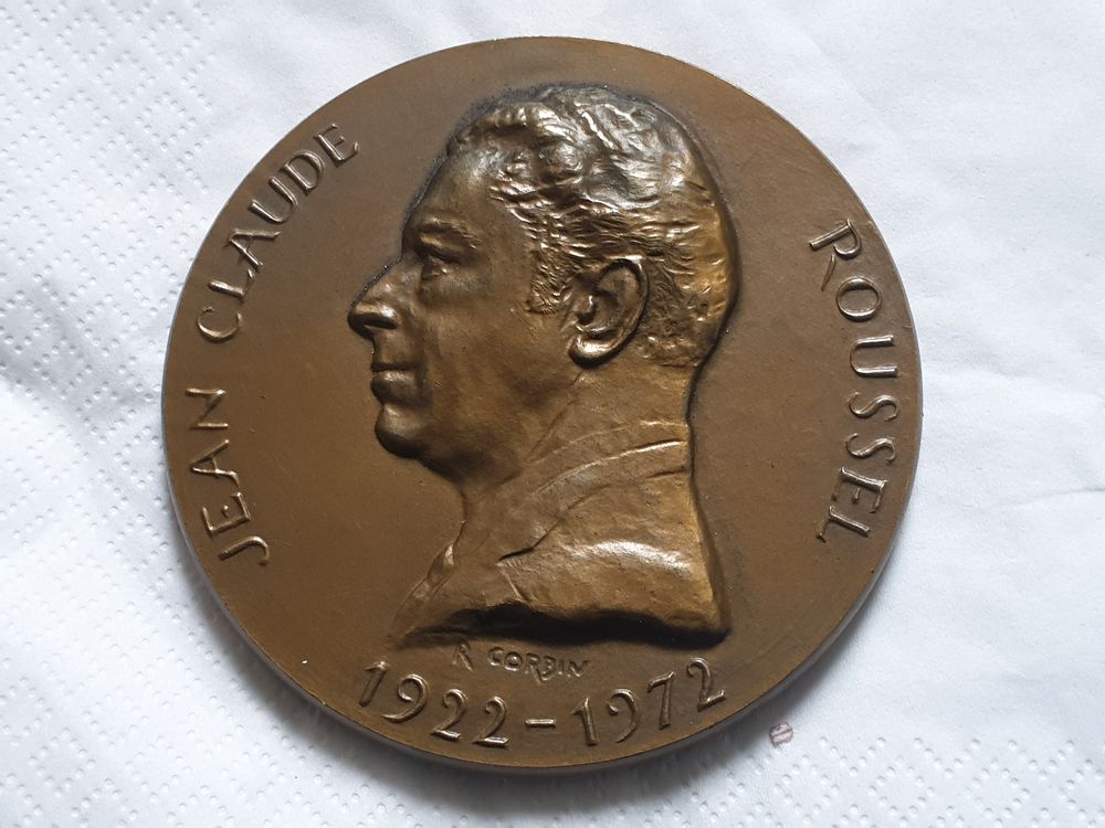 M&eacute;daille Jean Claude Roussel 