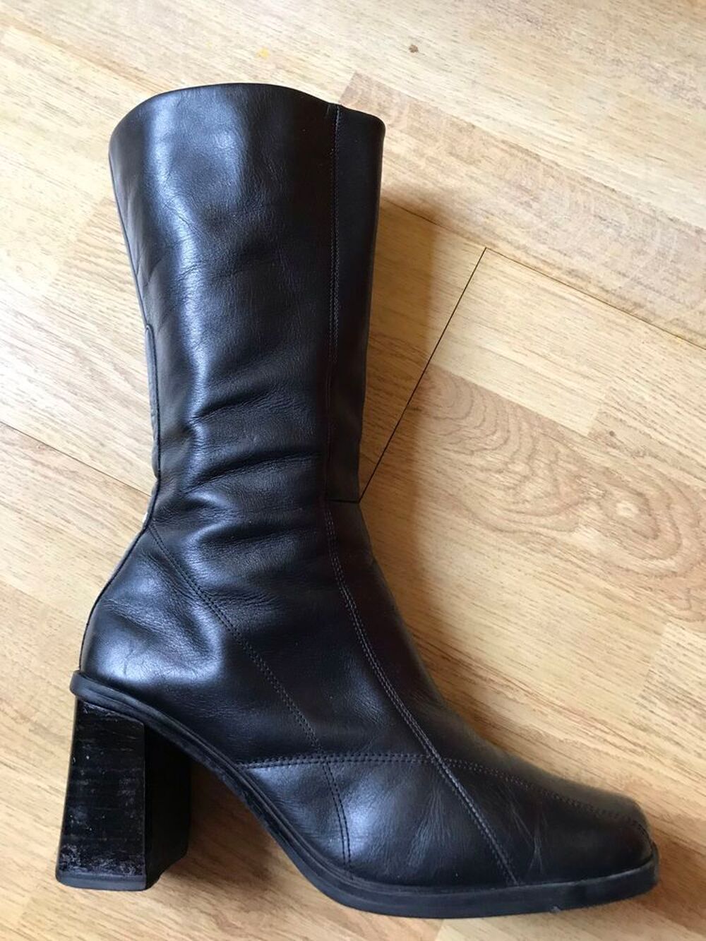 Bottes en cuir Chaussures