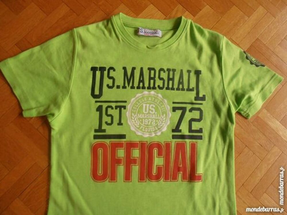 Tee-shirt US. Marshall vert Vtements