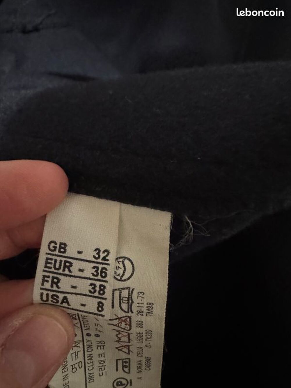 ? Duffle - Coat Gloverall Made in England ? Bleu Marine Vêtements