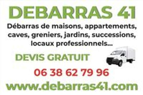   Débarras de maison, vide maison Blois 41 