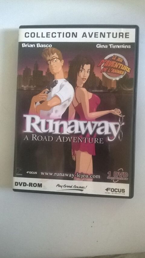 RUNAWAY A Road Adventure  
Jeu PC 
Plébiscité par la press 2 Talange (57)