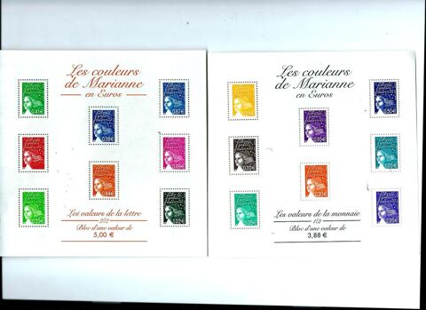 BLOCS FEUILLETS   les couleurs de Marianne  0 Mulhouse (68)