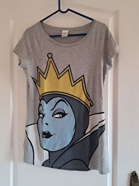 Tee shirt Benetton Disney blanche neige mechante taille L ma 19 Fves (57)