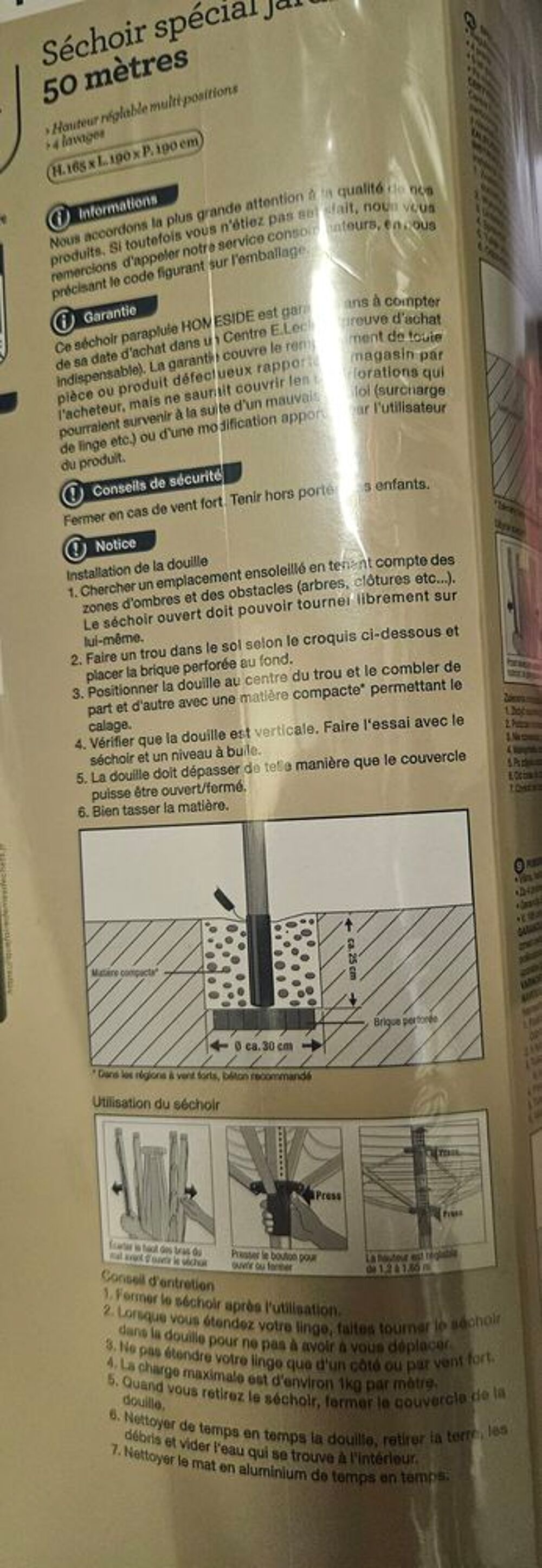Etendoir linge Bricolage