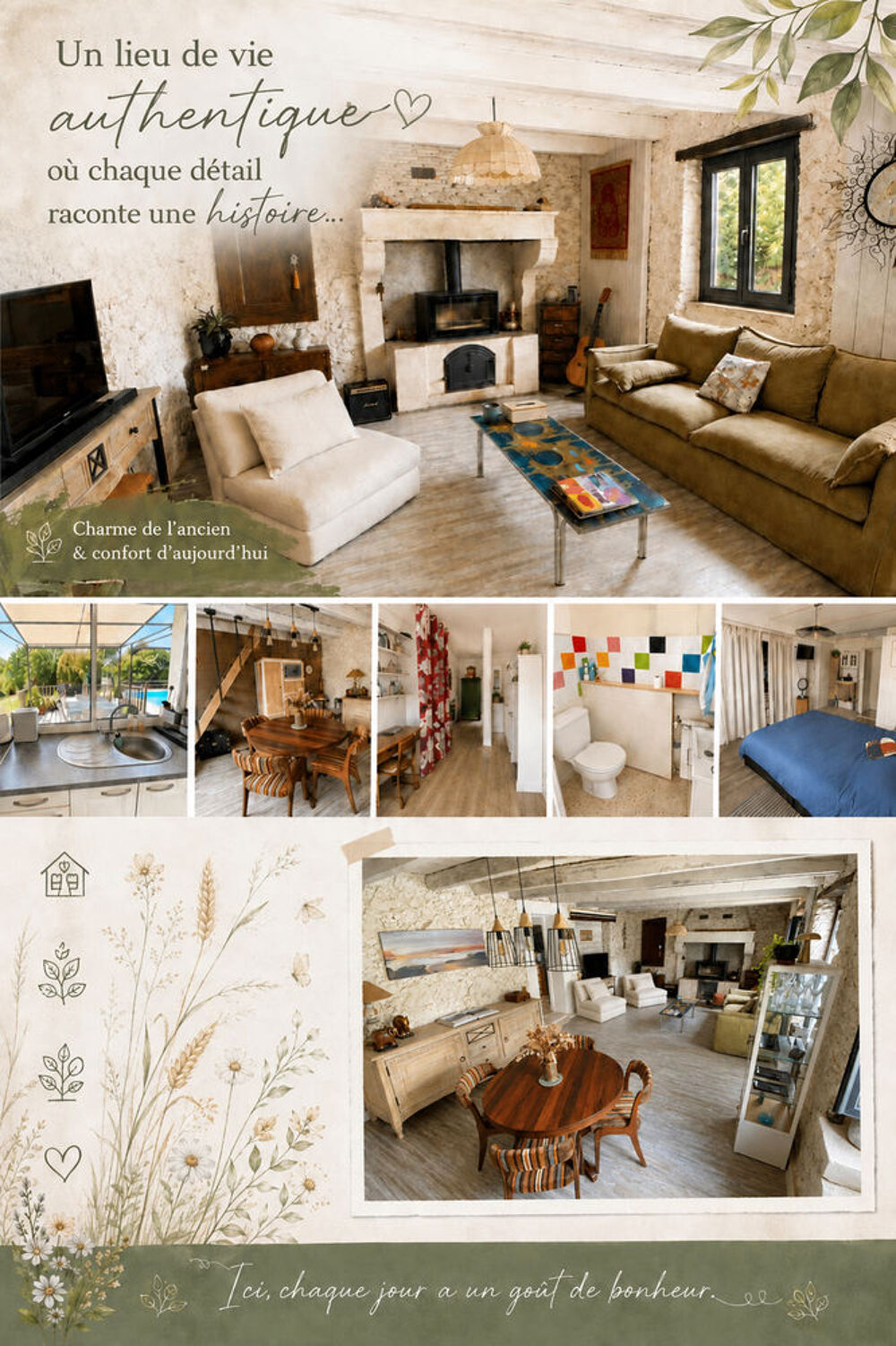 Vente Maison Authenticité et harmonie avec la nature Heugas