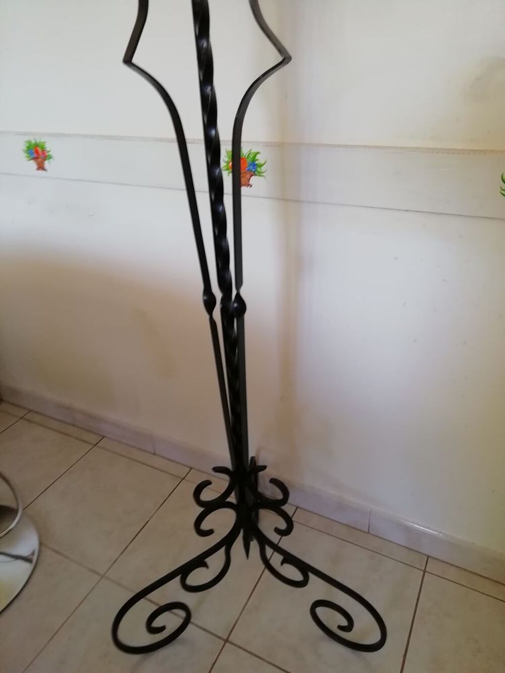 LAMPADAIRE VINTAGE FER FORGE Décoration