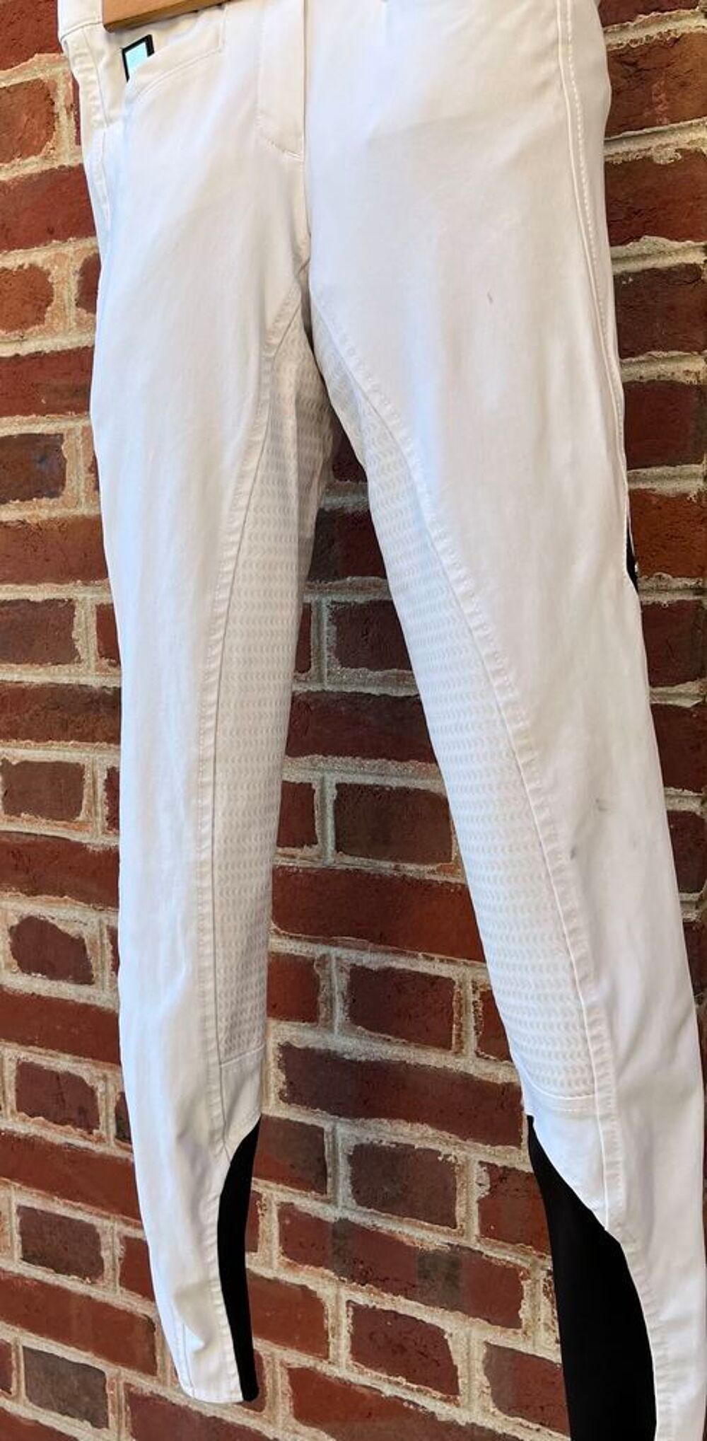 Pantalon d'&eacute;quitation blanc Equiline Sports