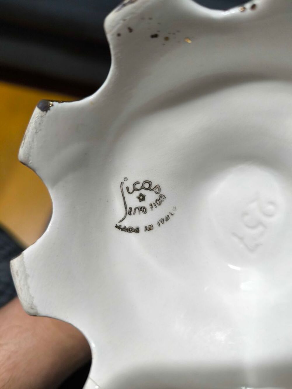 Vase ann&eacute;es 50 Sicas Sesto Fiorentino Décoration