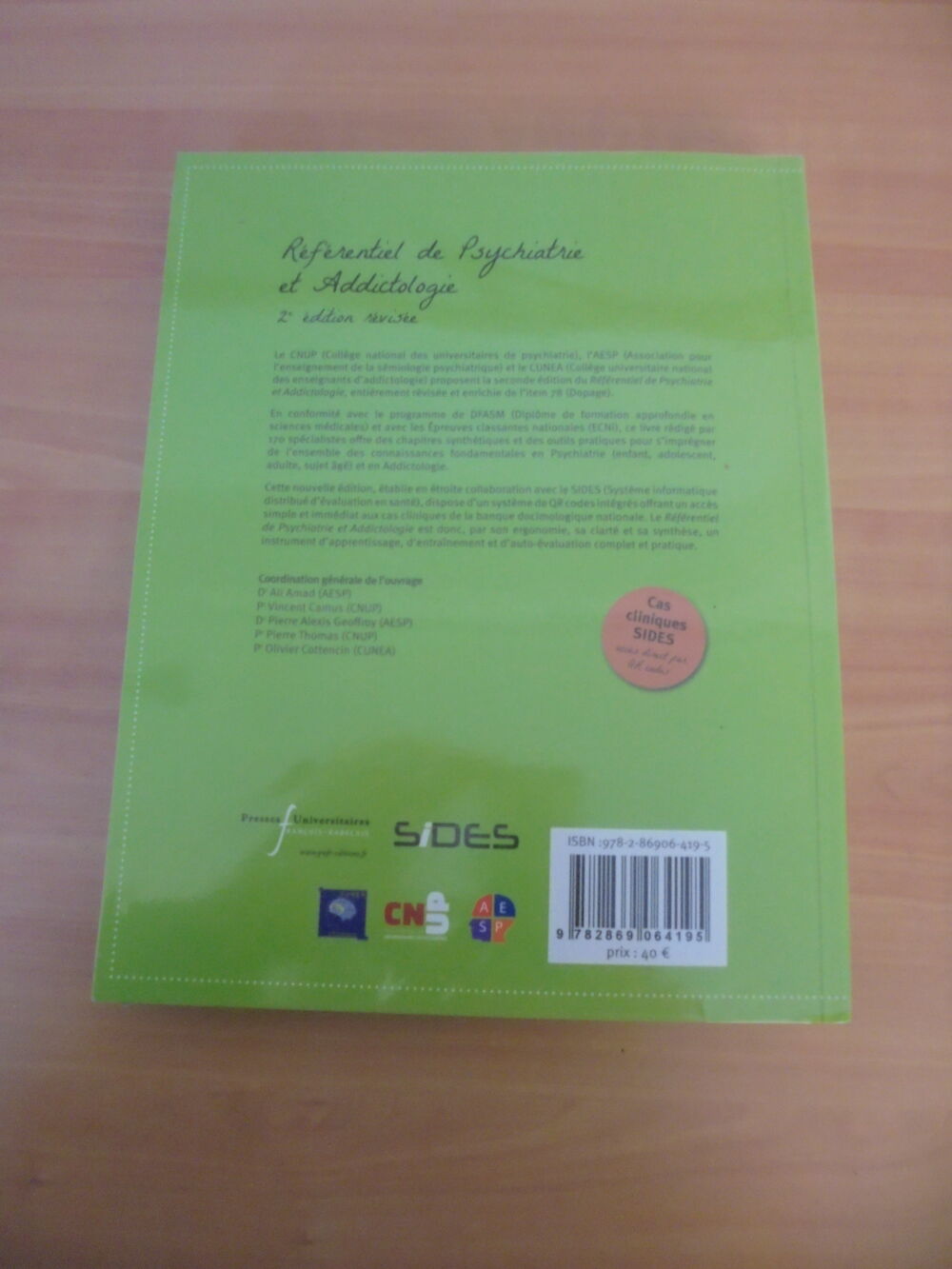 Psychiatrie et Addictologie (113) Livres et BD