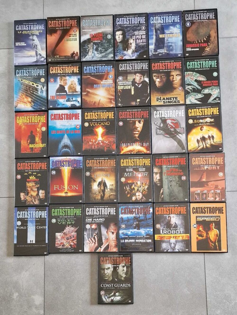 Lot de DVD S&eacute;rie "Catastrophe" DVD et blu-ray