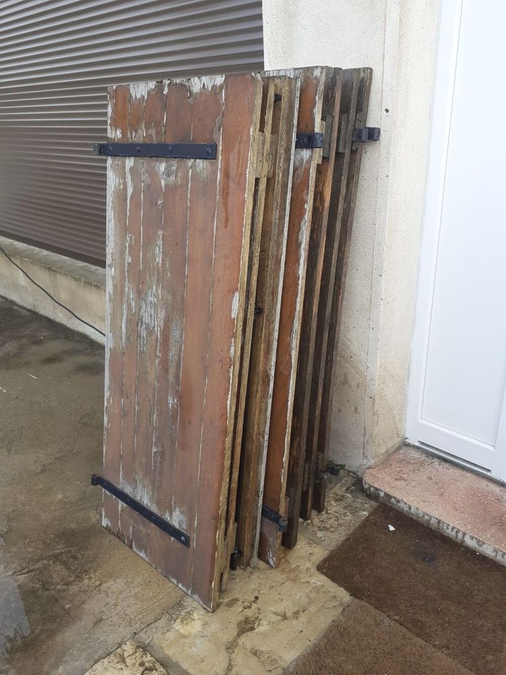Volet bois ancien Bricolage
