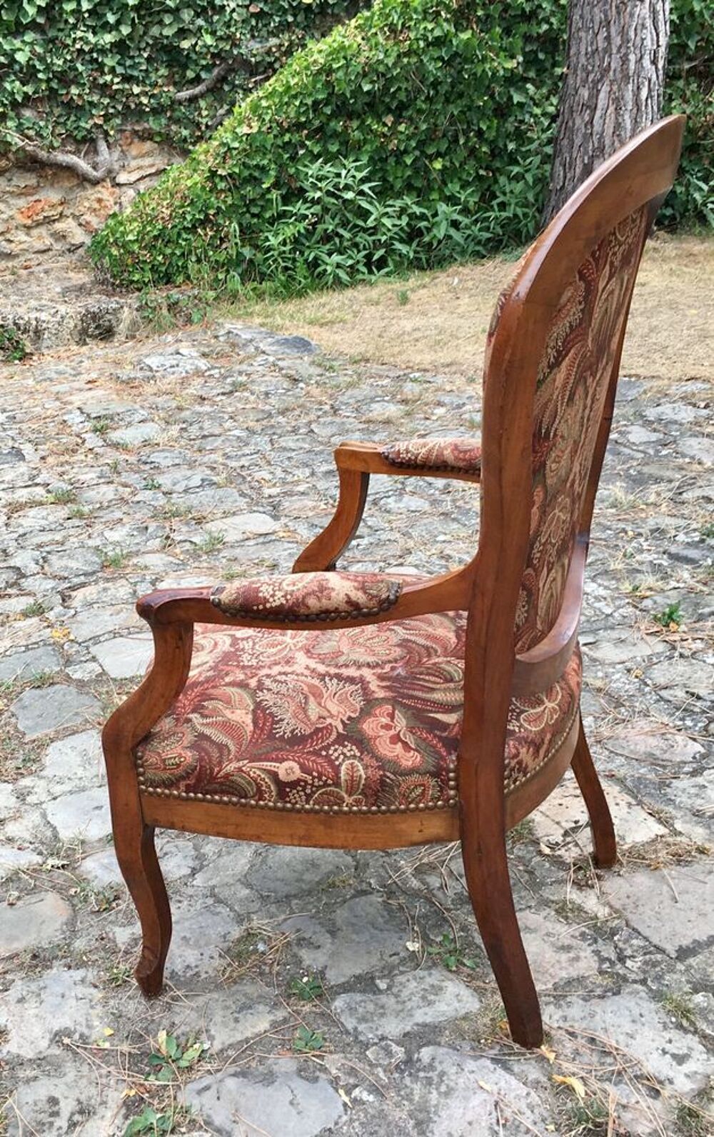 Fauteuil berg&egrave;re bois blond Meubles