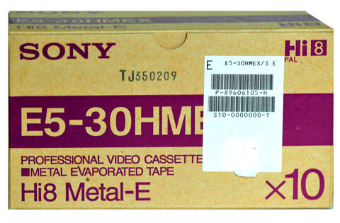Cassettes vierge HI 8 28 Alfortville (94)