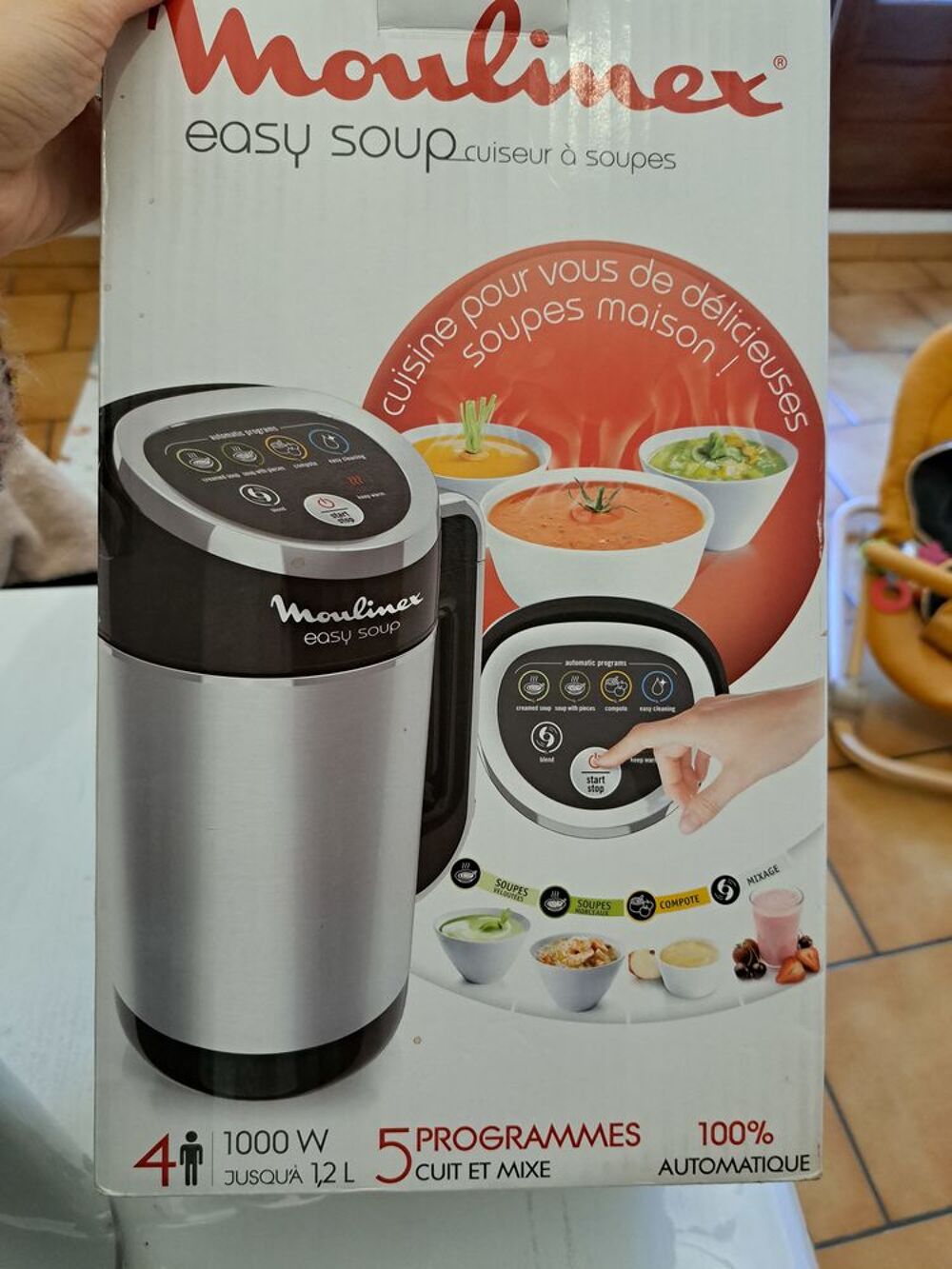 Blender/mixeur chauffant Easy soup Moulinex Electroménager