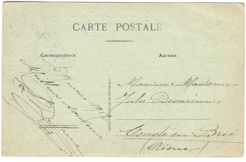 CPA  : Chateu Thierry avec timbre N° 138 Florange (57)